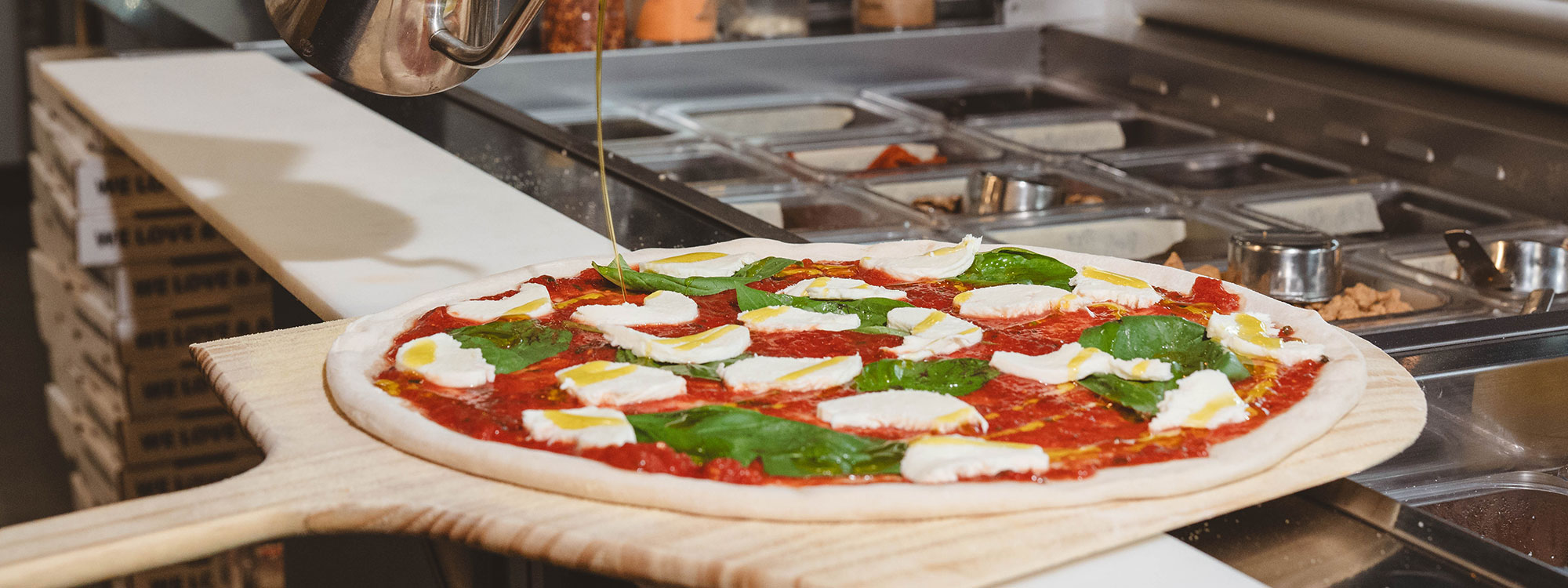 Pizza drizzle